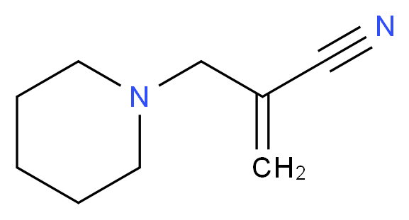 2-(piperidinomethyl)acrylonitrile_分子结构_CAS_27315-95-3)