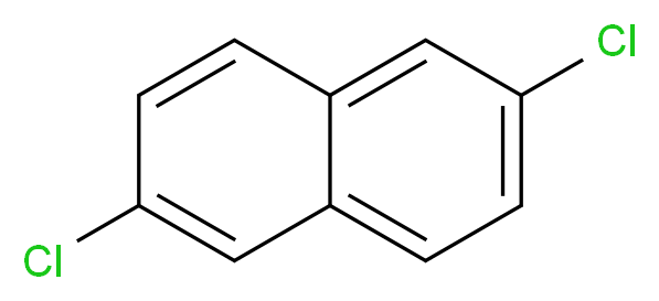 2,6-dichloronaphthalene_分子结构_CAS_2065-70-5