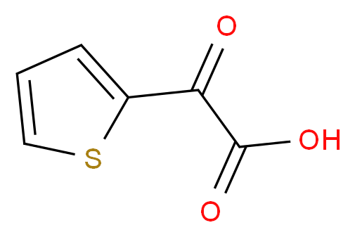 2-Oxo-2-(2-thienyl)acetic acid_分子结构_CAS_4075-59-6)