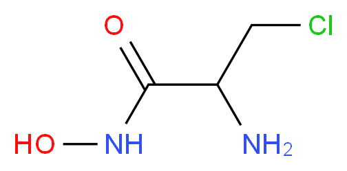 2-amino-3-chloro-N-hydroxypropanamide_分子结构_CAS_120854-55-9