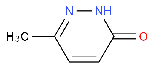 6-methyl-2,3-dihydropyridazin-3-one_分子结构_CAS_13327-27-0