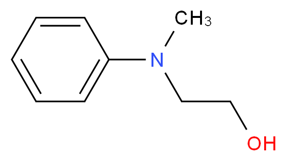 N-METHYL-N-PHENYLETHANOLAMINE_分子结构_CAS_93-90-3)