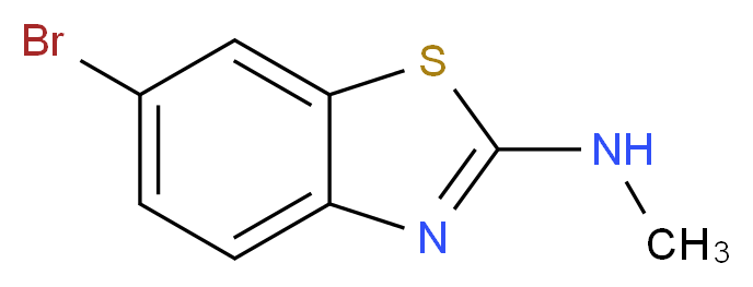 6-bromo-N-methyl-1,3-benzothiazol-2-amine_分子结构_CAS_75104-92-6)