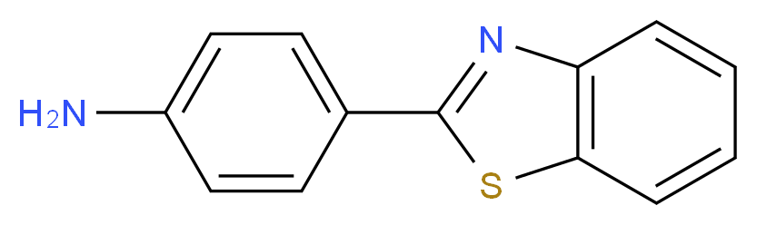 [4-(1,3-benzothiazol-2-yl)phenyl]amine_分子结构_CAS_6278-73-5)