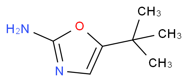 5-tert-butyl-1,3-oxazol-2-amine_分子结构_CAS_33124-07-1