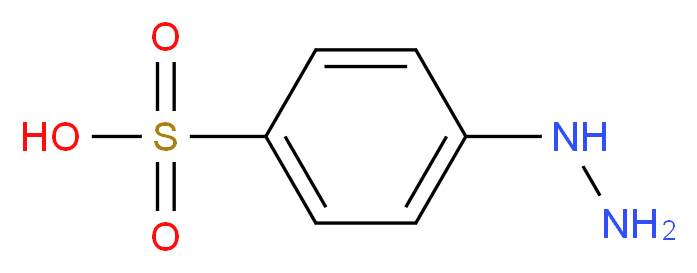 4-Hydrazinylbenzenesulfonic acid_分子结构_CAS_98-71-5)