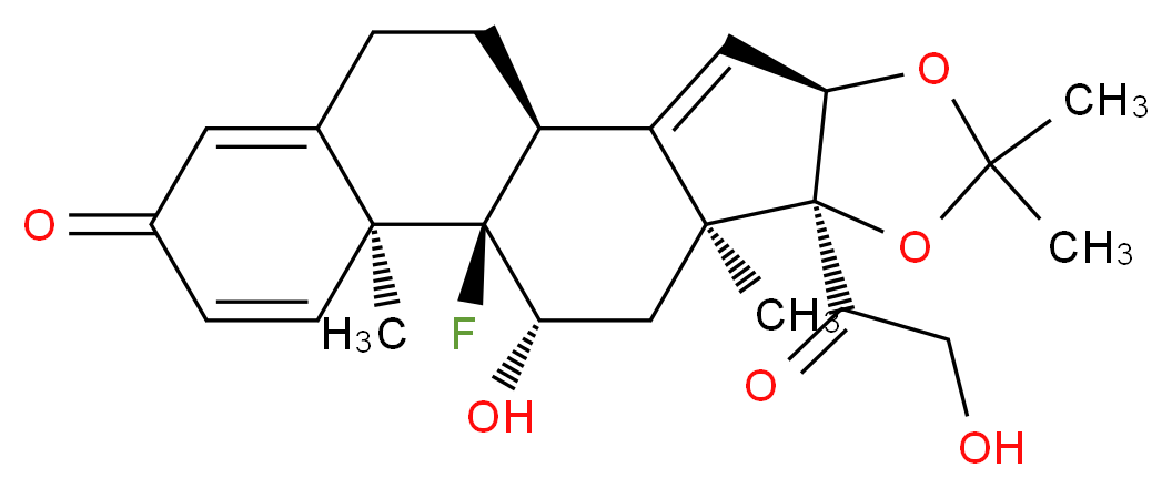 14,15-Dehydro Triamcinolone Acetonide_分子结构_CAS_1260149-96-9)