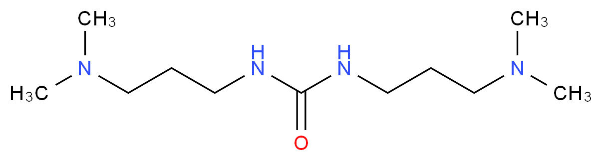 1,3-Bis[3-(diMethylaMino)propyl]urea_分子结构_CAS_52338-87-1)