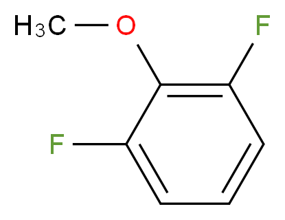 1,3-difluoro-2-methoxybenzene_分子结构_CAS_437-82-1