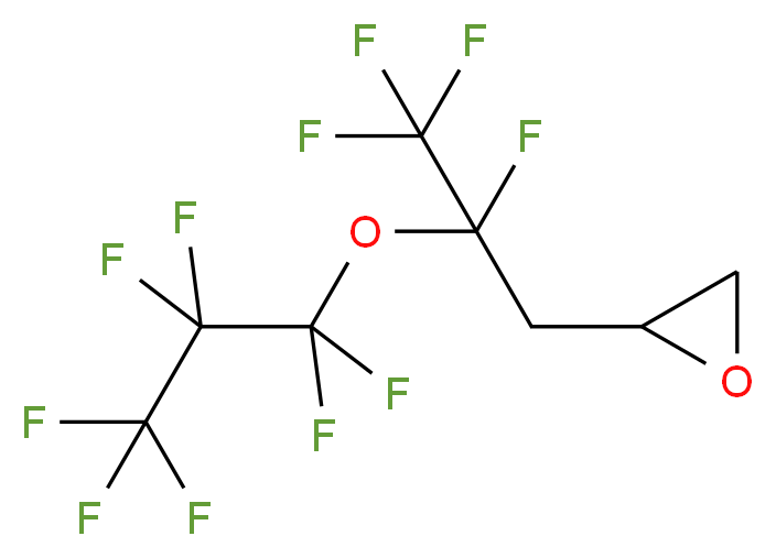 [2,3,3,3-Tetrafluoro-2-(heptafluoropropoxy)propyl]epoxide_分子结构_CAS_)