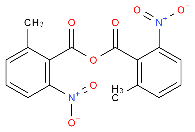 2-甲基-6-硝基苯甲酸酐_分子结构_CAS_434935-69-0)
