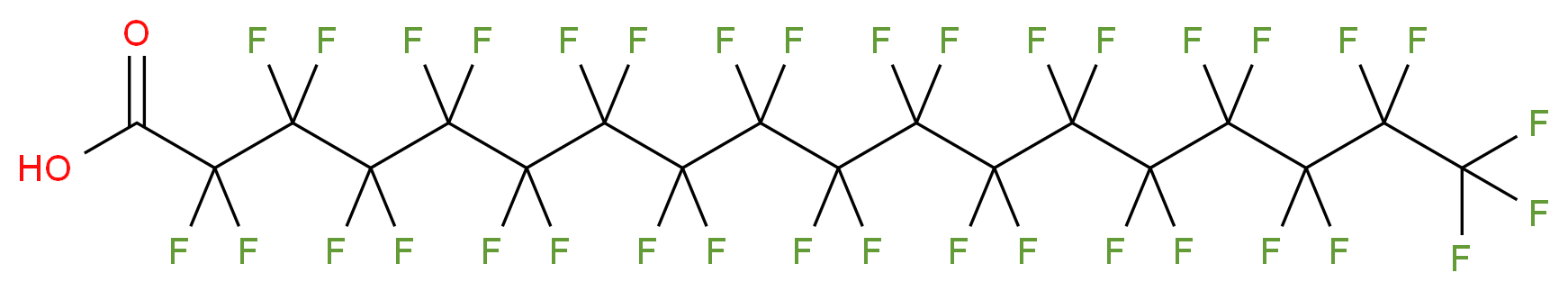 Perfluorooctadecanoic acid 95%_分子结构_CAS_16517-11-6)