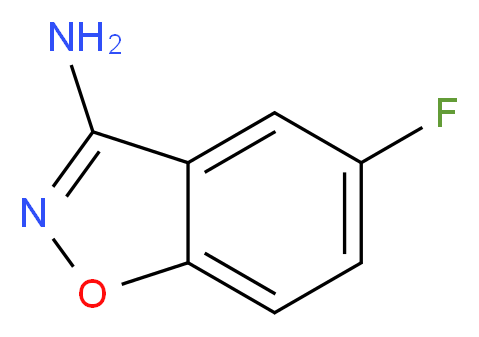 5-fluoro-1,2-benzoxazol-3-amine_分子结构_CAS_868271-13-0