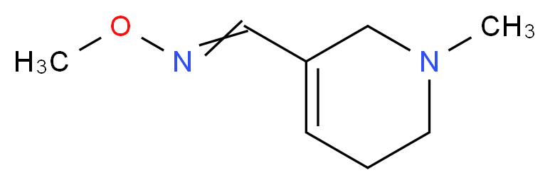 methoxy[(1-methyl-1,2,5,6-tetrahydropyridin-3-yl)methylidene]amine_分子结构_CAS_139886-32-1