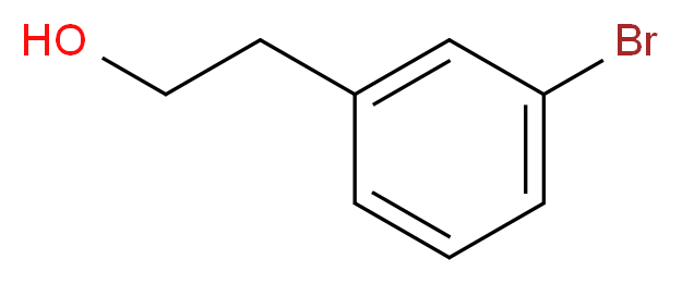 3-溴苯乙醇_分子结构_CAS_28229-69-8)