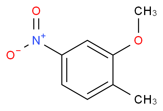 2-methoxy-1-methyl-4-nitrobenzene_分子结构_CAS_13120-77-9