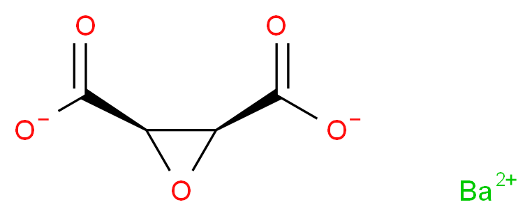 barium(2+) ion (2R,3S)-oxirane-2,3-dicarboxylate_分子结构_CAS_36170-34-0