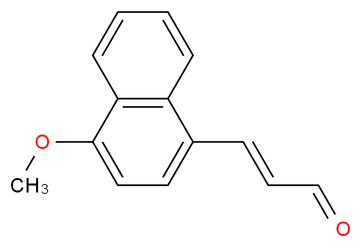 4-Methoxy-1-naphthaleneacrolein_分子结构_CAS_858461-16-2)
