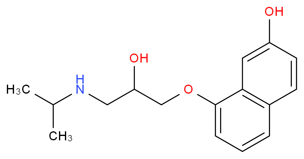 rac 7-Hydroxy Propranolol_分子结构_CAS_81907-81-5)
