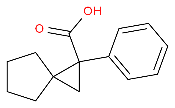 1-phenylspiro[2.4]heptane-1-carboxylic acid_分子结构_CAS_915921-61-8