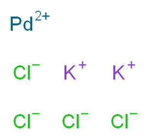 四氯钯(II)酸钾, Premion&reg;_分子结构_CAS_10025-98-6)