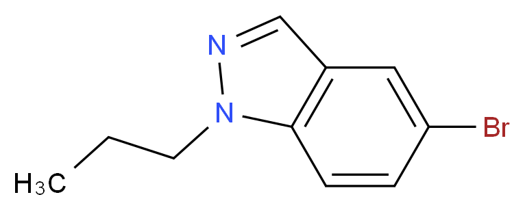 5-bromo-1-propyl-1H-indazole_分子结构_CAS_1280786-76-6