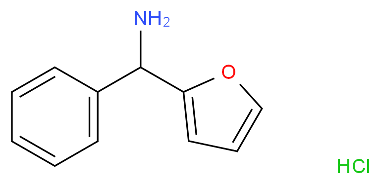 C-Furan-2-yl-C-phenyl-methylamine hydrochloride_分子结构_CAS_53387-67-0)