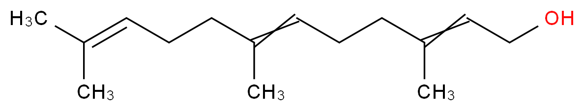 (2E,6E)-3,7,11-trimethyldodeca-2,6,10-trien-1-ol_分子结构_CAS_)