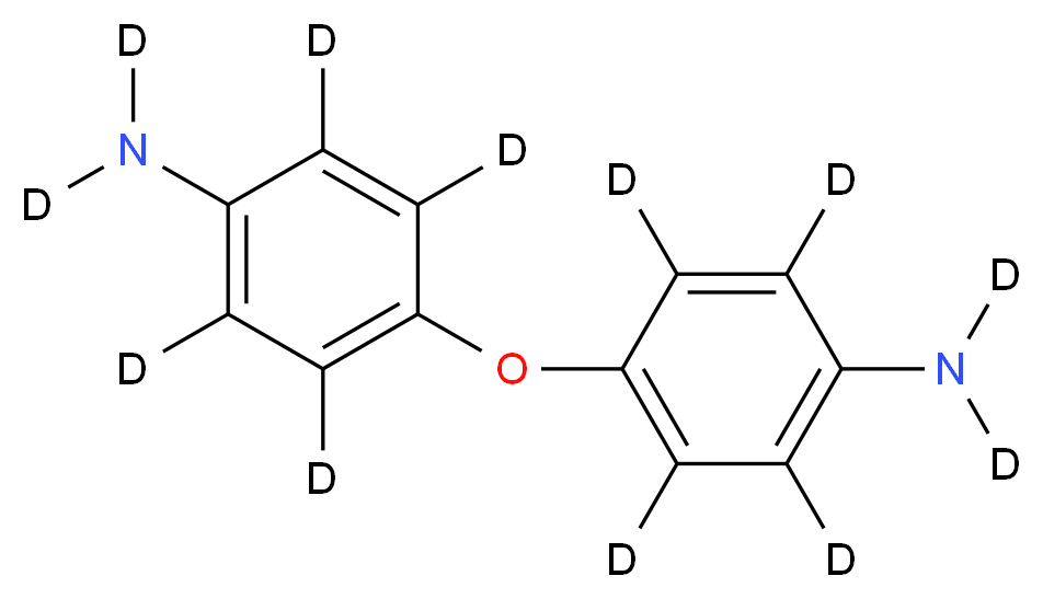 4-{4-[(<sup>2</sup>H<sub>2</sub>)amino](<sup>2</sup>H<sub>4</sub>)phenoxy}(<sup>2</sup>H<sub>4</sub>)aniline_分子结构_CAS_106426-62-4