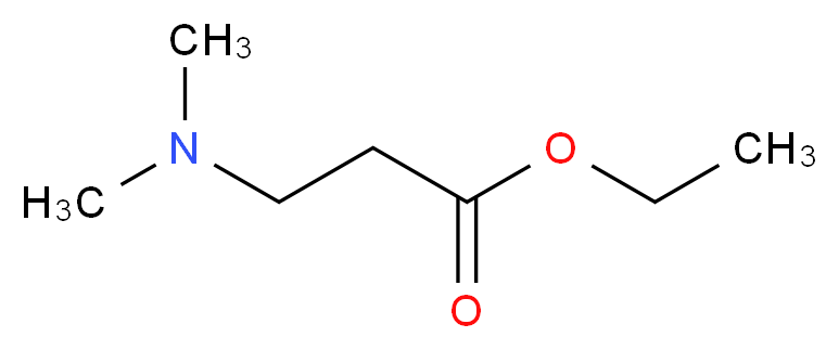 ethyl 3-(dimethylamino)propanoate_分子结构_CAS_20120-21-2)