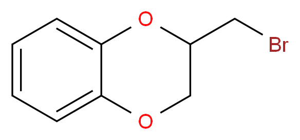 2-(bromomethyl)-2,3-dihydro-1,4-benzodioxine_分子结构_CAS_2164-34-3