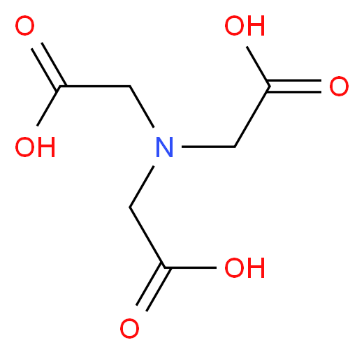 2-[bis(carboxymethyl)amino]acetic acid_分子结构_CAS_139-13-9