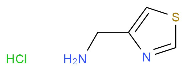 (1,3-thiazol-4-yl)methanamine hydrochloride_分子结构_CAS_117043-86-4