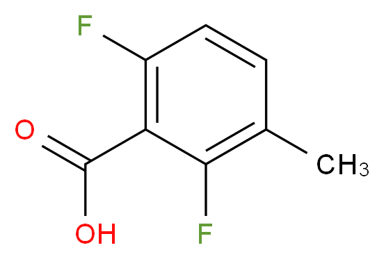 2,6-difluoro-3-methylbenzoic acid_分子结构_CAS_32890-88-3