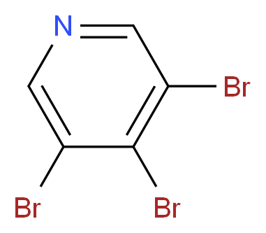 3,4,5-Tribromopyridine_分子结构_CAS_2457-48-9)