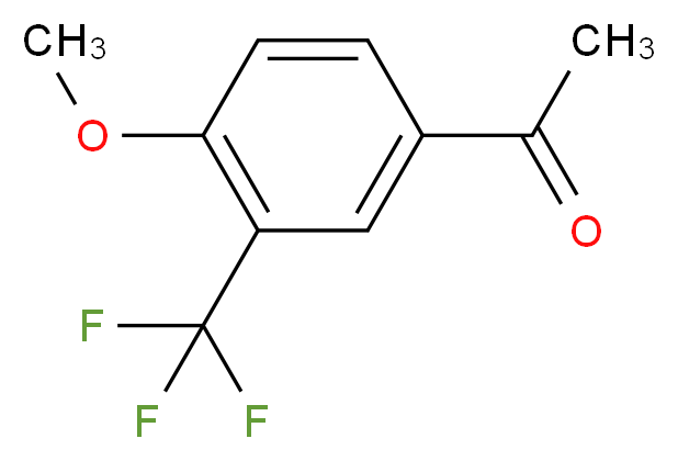 1-[4-methoxy-3-(trifluoromethyl)phenyl]ethan-1-one_分子结构_CAS_149105-10-2