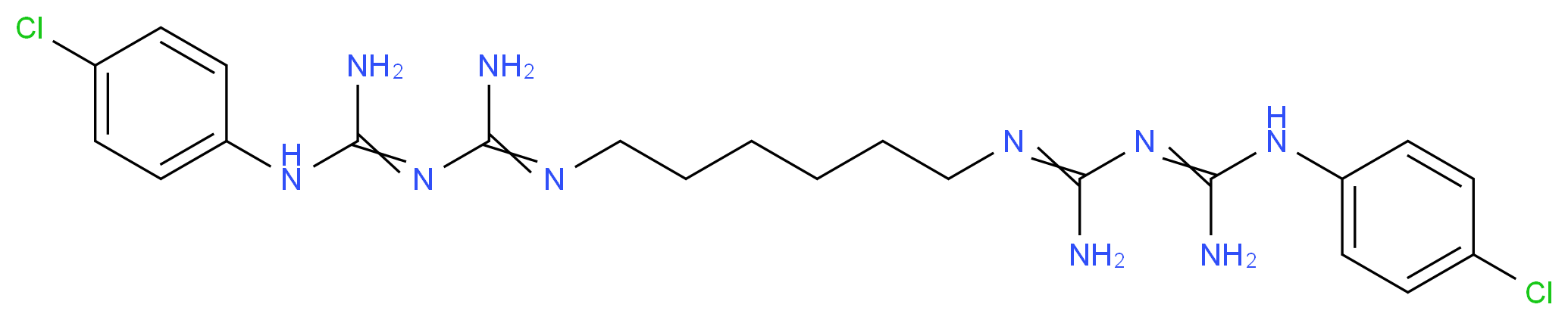 Chlorhexidine_分子结构_CAS_55-56-1)