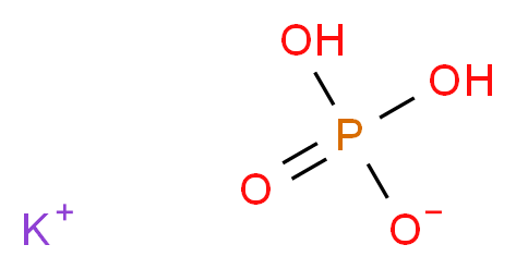 磷酸钾 一元_分子结构_CAS_7778-77-0)
