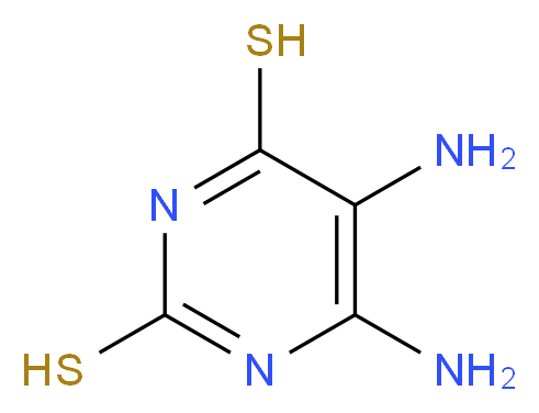 diaminopyrimidine-2,4-dithiol_分子结构_CAS_31295-41-7