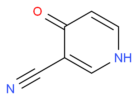 4-oxo-1,4-dihydropyridine-3-carbonitrile_分子结构_CAS_100367-56-4