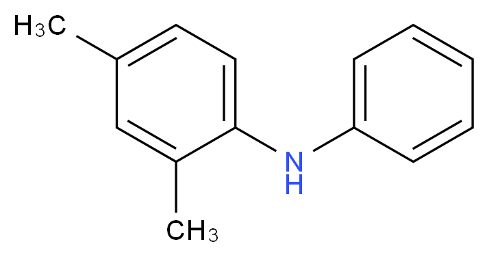 2,4-Dimethyl-N-phenylaniline_分子结构_CAS_25078-04-0)