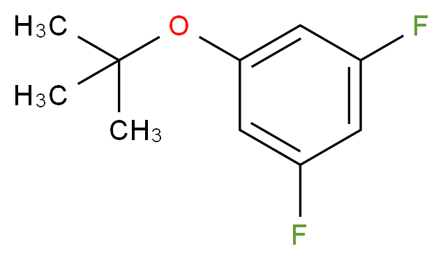 3,5-Difluorophenyl tert-butyl ether_分子结构_CAS_)