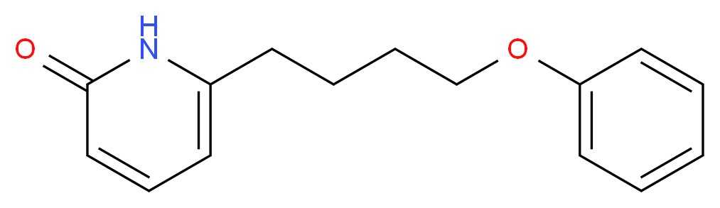 6-(4-phenoxybutyl)pyridin-2(1H)-one_分子结构_CAS_)
