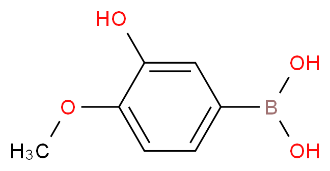 (3-Hydroxy-4-methoxyphenyl)boronic acid_分子结构_CAS_622864-48-6)