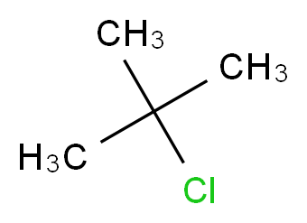 2-chloro-2-methylpropane_分子结构_CAS_507-20-0