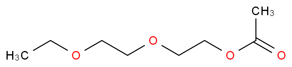 2-(2-ethoxyethoxy)ethyl acetate_分子结构_CAS_112-15-2