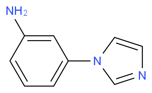 3-(1H-imidazol-1-yl)aniline_分子结构_CAS_112677-67-5