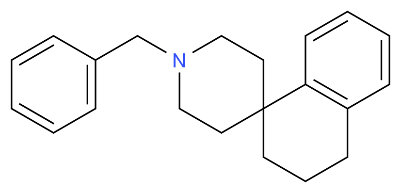 1'-benzyl-3,4-dihydro-2H-spiro[naphthalene-1,4'-piperidine]_分子结构_CAS_95417-67-7