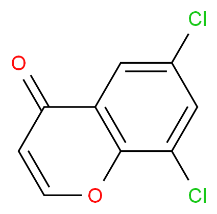 6,8-dichloro-4H-chromen-4-one_分子结构_CAS_57645-97-3