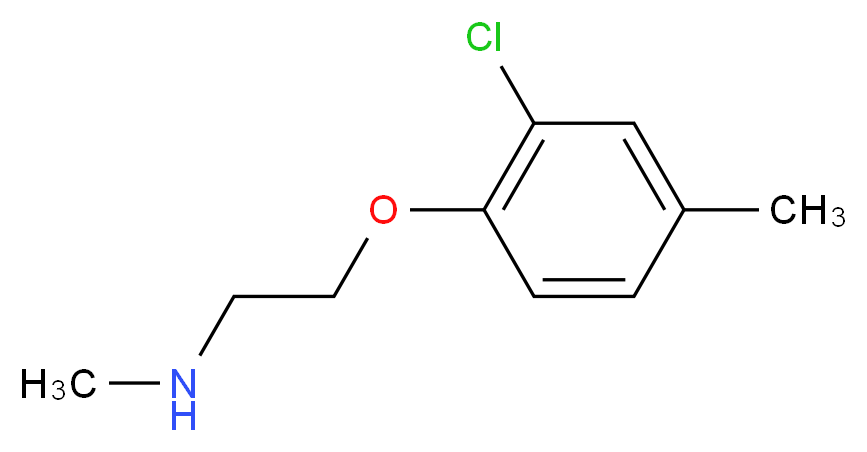 [2-(2-chloro-4-methylphenoxy)ethyl](methyl)amine_分子结构_CAS_915921-44-7